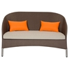 Renava Zamora Outdoor Sofa Set - Brown - VIG-VGMGZAMORA