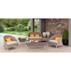 Renava Zamora Outdoor Sofa Set - Brown - VIG-VGMGZAMORA