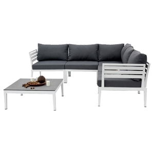 Renava Anafi Outdoor Sectional Sofa Set - Dark Gray 