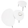 Renava Kasos Outdoor Coffee Table Set - White - VIG-VGMNKASOS