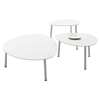 Renava Kasos Outdoor Coffee Table Set - White - VIG-VGMNKASOS