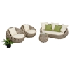 Renava Akoi Modern 4 Pieces Patio Sofa Set - Brown - VIG-VGMNRM7189