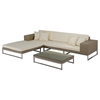 Renava Limba Modern Patio Sectional Sofa - Brown - VIG-VGMNRM7256