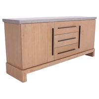 Modrest Civic Modern Buffet - Dark Gray and Beige