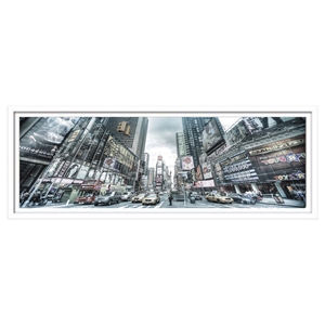 Modrest Times Square Framed Acrylic Painting - Multicolor 