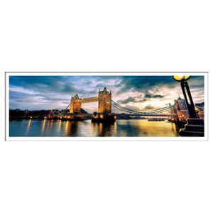 Modrest London Bridge Framed Acrylic Painting - Multicolor 