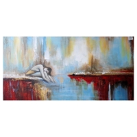 Modrest Abstract Woman Oil Painting - Rectangular