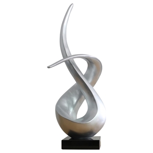 Modrest Rotary Sculpture - Silver 