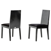 A&X Bridget Dining Chair - Black (Set of 2)