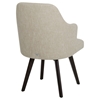 A&X Caligari Modern Oak Fabric Dining Chair - Off-White (Set of 2) - VIG-VGUNAC057