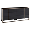 Nova Domus Cartier Modern Dresser - Black and Brushed Bronze - VIG-VGVC-A002-D