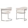 Modrest Allie Leatherette Dining Chair - White - VIG-VGVCB859A-WHT