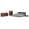 Nova Domus Ria Platform Bed - Brown Eco-Leather - VIG-VGVCBD-A001