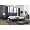 Modrest Wales Platform Bed - Blue, Tufted - VIG-VGVCBD8910-BLU