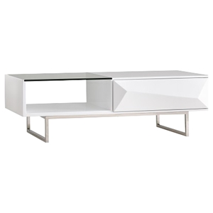 Modrest Vanguard Coffee Table - White 