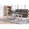 Modrest Valiant Coffee Table - Clear, Chrome - VIG-VGVCCT856