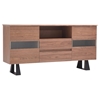 Modrest Corey Modern Buffet - Walnut - VIG-VGVCG8951