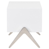 Modrest Candid Modern Nightstand - 1 Drawer, White - VIG-VGVCN1109