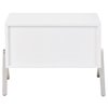 Modrest Candid Modern Nightstand - 1 Drawer, White - VIG-VGVCN1109