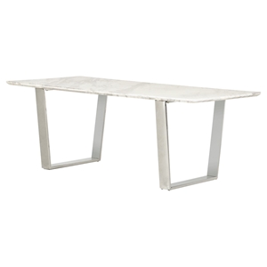 Modrest Heidi Modern Rectangular Dining Table - White 