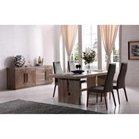 Modrest Cologne Modern Oak Dining Table - White Wash