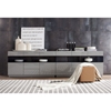 Modrest Daytona Modern High Gloss Buffet - 7 Drawers, Gray - VIG-VGWCEGOB122