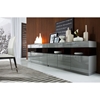 Modrest Daytona Modern High Gloss Buffet - 7 Drawers, Gray - VIG-VGWCEGOB122