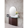 Modrest Deville Modern Console and Mirror Set - Brown Oak - VIG-VGWCH526