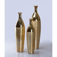 Modrest 3 Pieces Vase Set - Gold