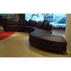 Leather Sectional Sofa - Brown - VIG-VGYIA94-2