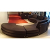 Leather Sectional Sofa - Brown - VIG-VGYIA94-2