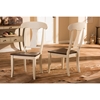 Napoleon Dining Chair - Oak, Antique White (Set of 2) - WI-ALR-08114-OAK-ANTIQUE-WHITE