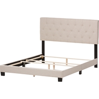 Cassandra Upholstered Bed - Button Tufted