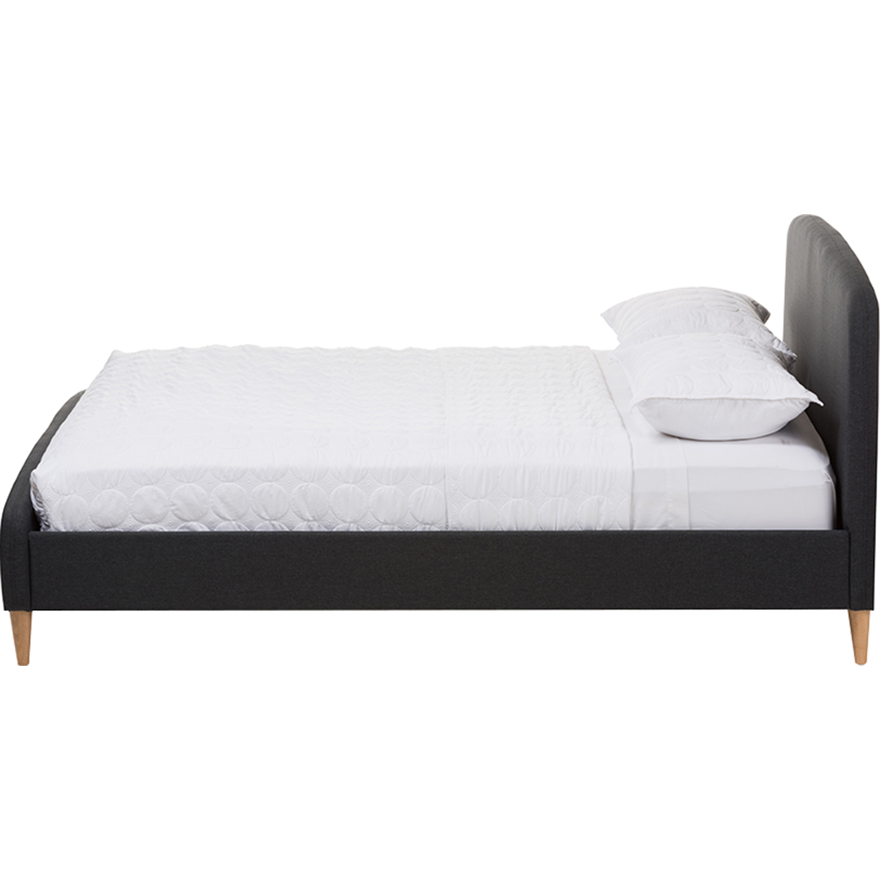 Mia Platform Bed - Upholstered | DCG Stores