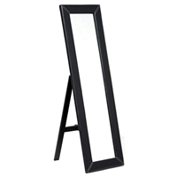 McLean Dark Brown Mirror with Built-In Stand