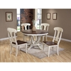 Napoleon Dining Chair - Oak, Antique White (Set of 2) - WI-ALR-08114-OAK-ANTIQUE-WHITE