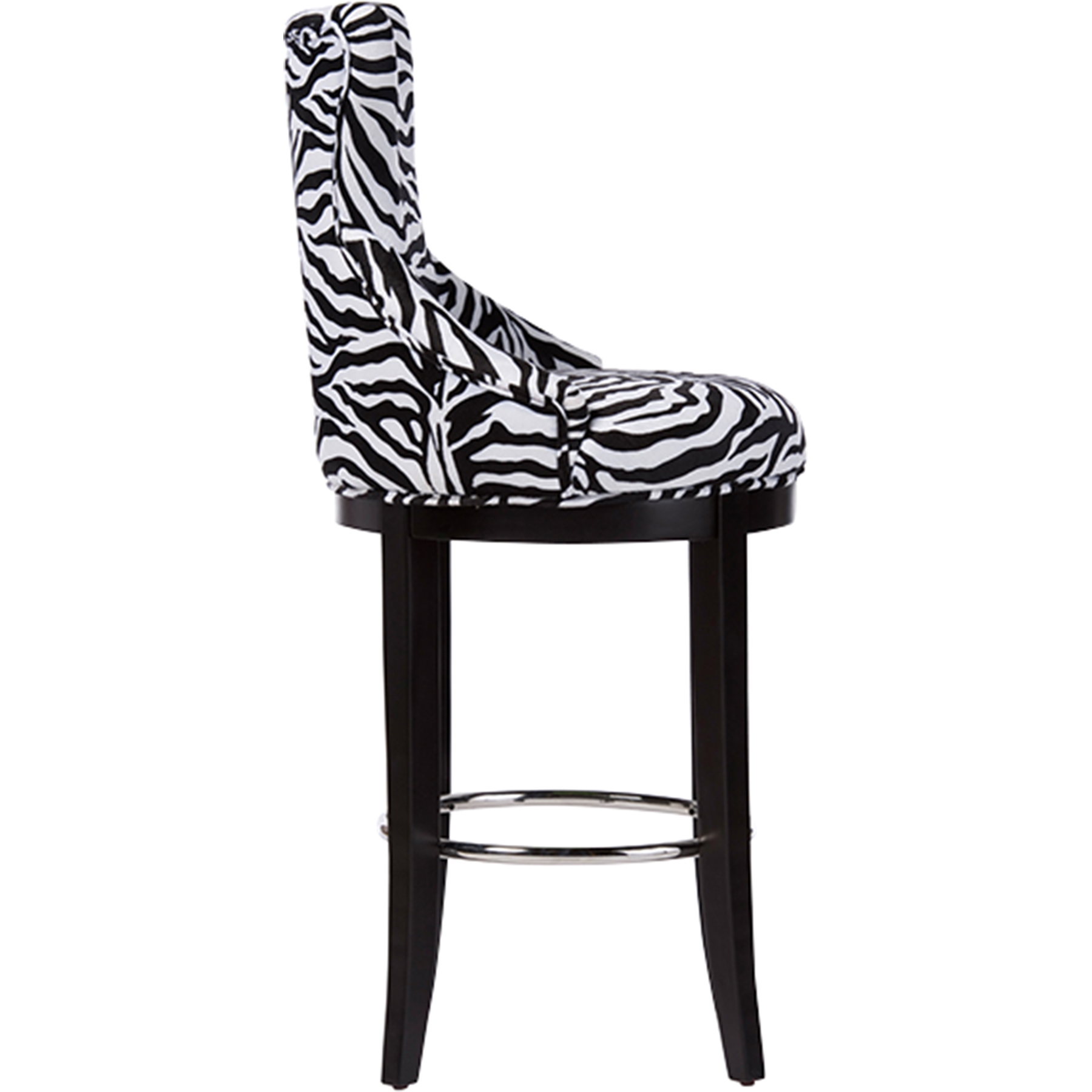zebra wood bar stools